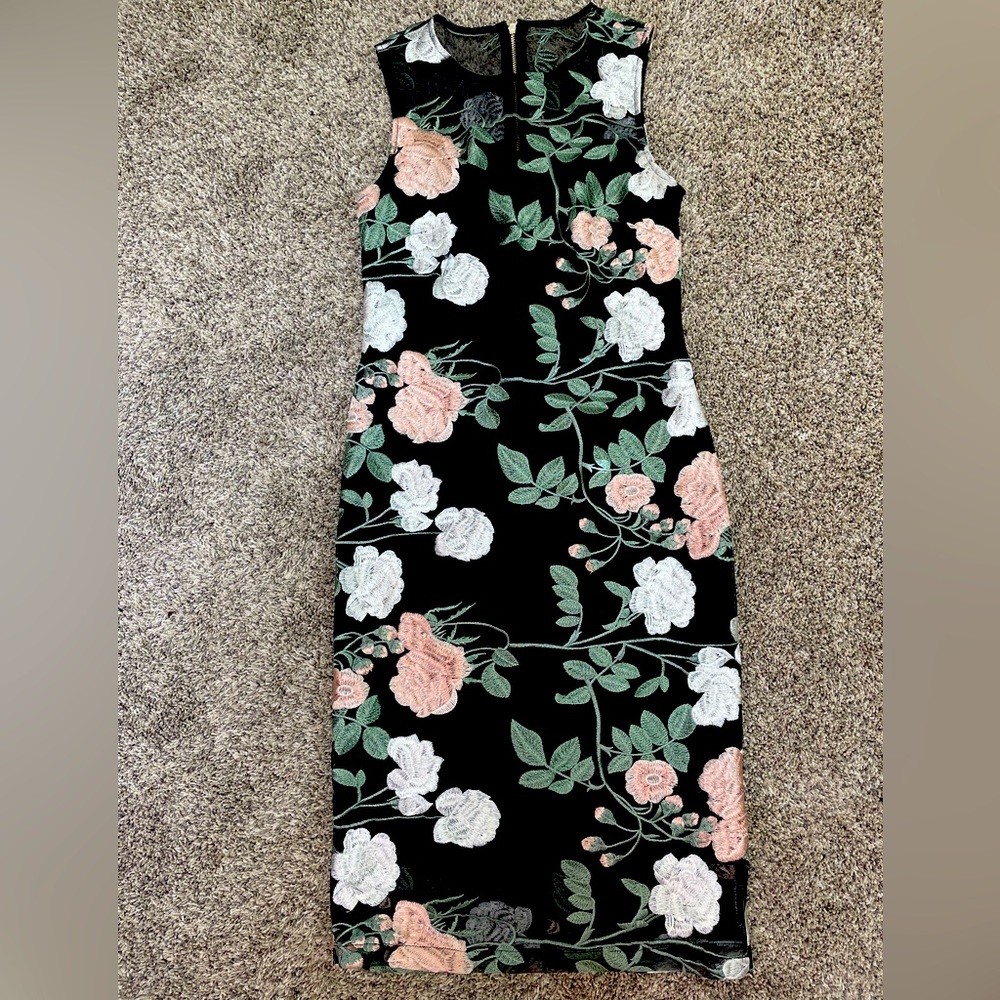Calvin Klein size 4 floral dress